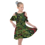 Redwood & Moss Kids  Shoulder Cutout Chiffon Dress