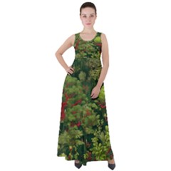 Empire Waist Velour Maxi Dress 