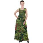 Redwood & Moss Empire Waist Velour Maxi Dress