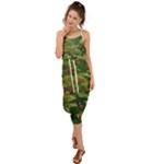 Redwood & Moss Waist Tie Cover Up Chiffon Dress