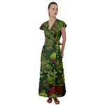 Redwood & Moss Flutter Sleeve Maxi Dress