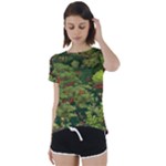Redwood & Moss Short Sleeve Open Back T-Shirt