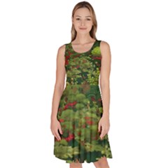 Knee Length Skater Dress With Pockets 