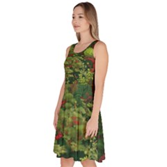 Knee Length Skater Dress With Pockets 