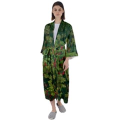 Maxi Satin Kimono 