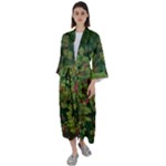 Redwood & Moss Maxi Satin Kimono