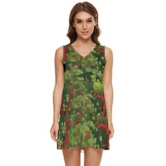 Tiered Sleeveless Mini Dress 