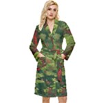 Redwood & Moss Long Sleeve Velvet Robe