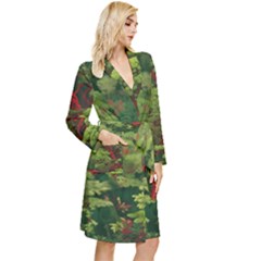 Long Sleeve Velvet Robe 