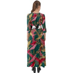 Button Up Boho Maxi Dress 