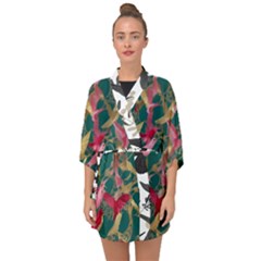 Half Sleeve Chiffon Kimono 