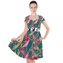 Cap Sleeve Midi Dress 