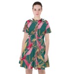 Foil & Black Birds Sailor Dress