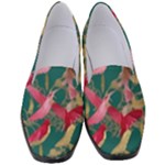 Foil & Black Birds Women s Classic Loafer Heels