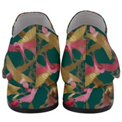 Women Slip On Heel Loafers 