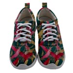 Foil & Black Birds Women Athletic Shoes