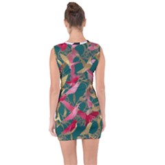 Lace Up Front Bodycon Dress 