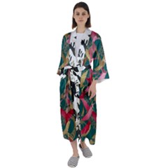 Maxi Satin Kimono 