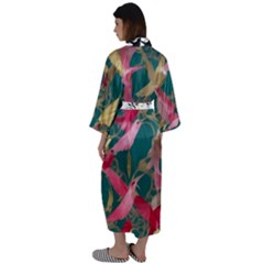 Maxi Satin Kimono 