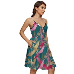 V-Neck Pocket Summer Dress  