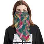 Foil & Black Birds Face Covering Bandana (Triangle)