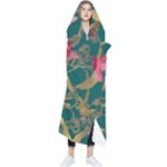 Foil & Black Birds Wearable Blanket