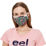 Foil & Black Birds Crease Cloth Face Mask (Adult)