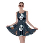 Santa Snowman Skater Dress