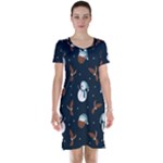 Santa Snowman Short Sleeve Nightdress