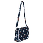 Santa Snowman Shoulder Bag with Back Zipper