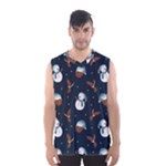 Santa Snowman Men s Basketball Tank Top