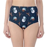 Santa Snowman Classic High-Waist Bikini Bottoms