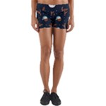 Santa Snowman Yoga Shorts
