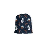 Santa Snowman Drawstring Pouch (XS)