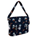 Santa Snowman Buckle Messenger Bag