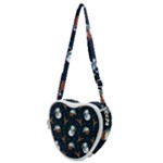 Santa Snowman Heart Shoulder Bag