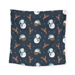 Santa Snowman Square Tapestry (Small)