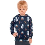 Santa Snowman Kids  Hooded Pullover