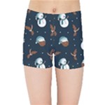 Santa Snowman Kids  Sports Shorts
