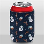 Santa Snowman Can Holder