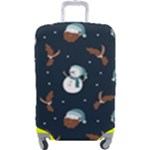 Santa Snowman Luggage Cover (Large)