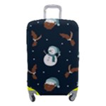 Santa Snowman Luggage Cover (Small)
