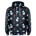 Santa Snowman Men s Overhead Hoodie