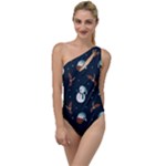 Santa Snowman To One Side Swimsuit