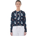 Santa Snowman Women s Slouchy Sweat