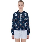 Santa Snowman Women s Tie Up Sweat