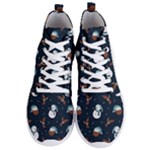 Santa Snowman Men s Lightweight High Top Sneakers