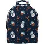Santa Snowman Mini Full Print Backpack
