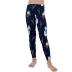 Santa Snowman Kids  Lightweight Velour Leggings