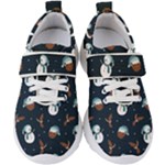 Santa Snowman Kids  Velcro Strap Shoes